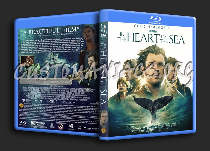 In The Heart Of The Sea dvd cover