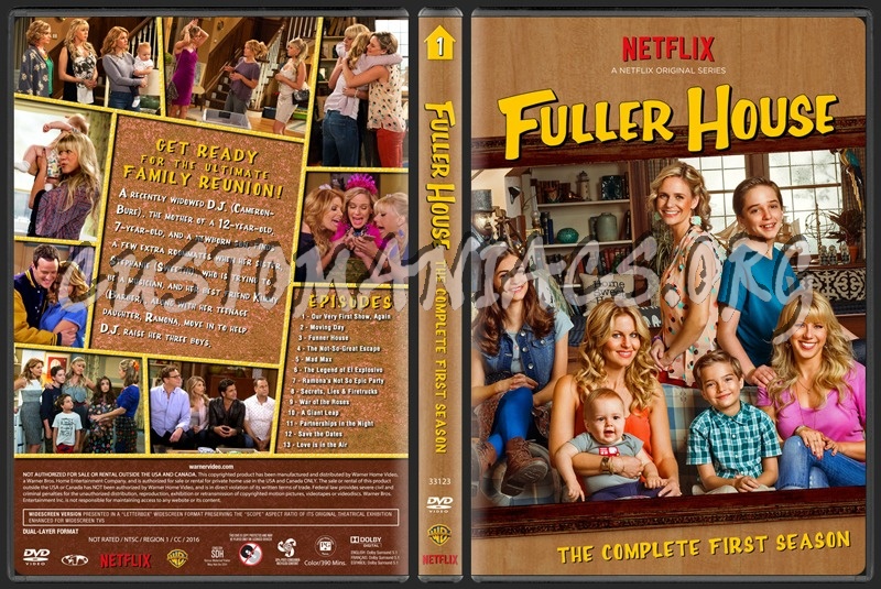 Fuller House - The Complete First Season dvd cover