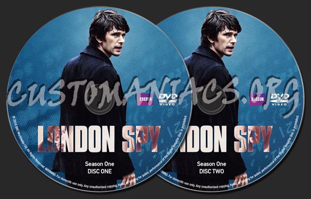 London Spy Season 1 dvd label