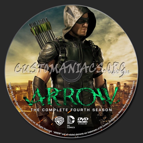 Arrow - Season 4 dvd label