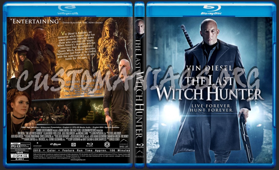 The Last Witch Hunter dvd cover