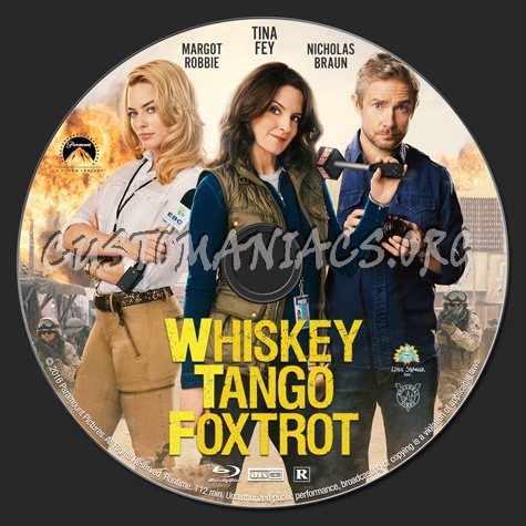 Whiskey Tango Foxtrot blu-ray label