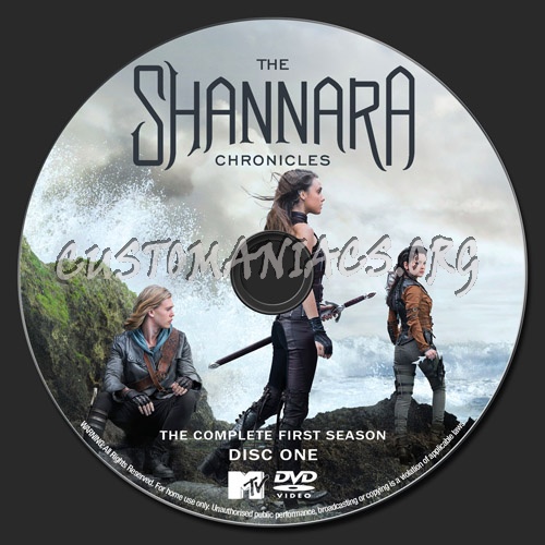 The Shannara Chronicles - Season 1 dvd label