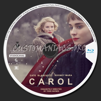 Carol blu-ray label