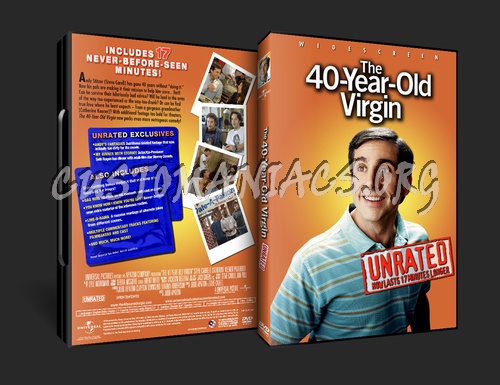 The 40 Year Old Virgin dvd cover