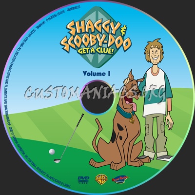 Shaggy & Scooby-Doo Get A Clue! dvd label