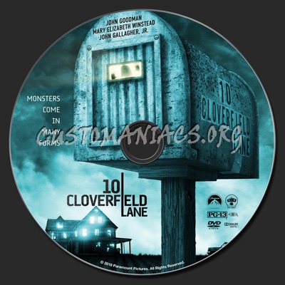 10 Cloverfield Lane dvd label