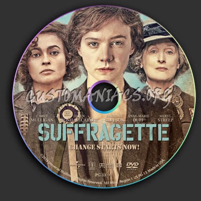 Suffragette dvd label