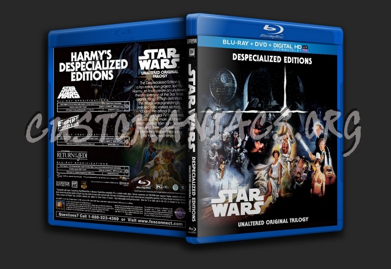Star Wars Trilogy Despecialized blu-ray cover