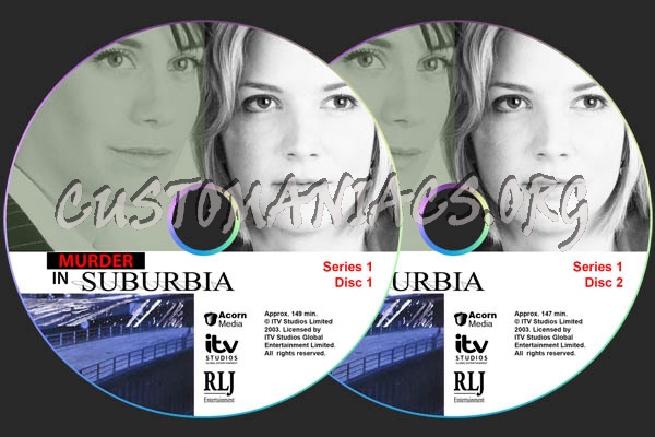 Murder in Suburbia - Series 1 dvd label