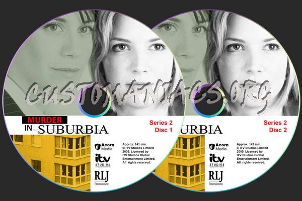 Murder in Suburbia - Series 2 dvd label