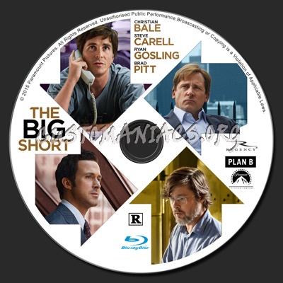 The Big Short blu-ray label