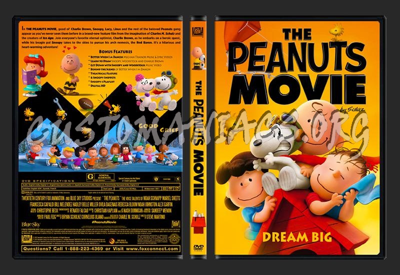 The Peanuts Movie dvd cover