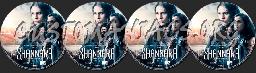 The Shannara Chronicles Season 1 blu-ray label