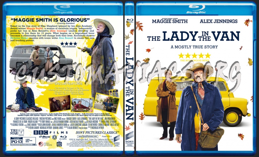 The Lady In The Van dvd cover