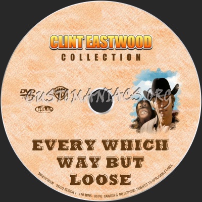 Every Which Way But Loose dvd label
