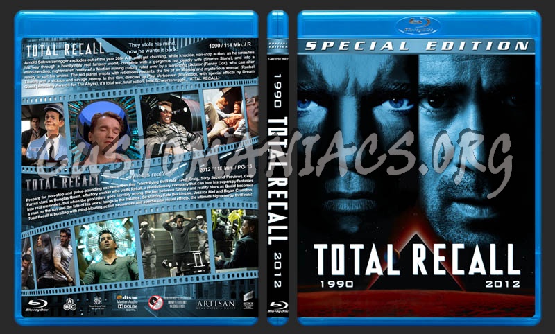 Total Recall Double Feature blu-ray cover
