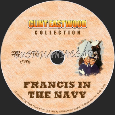 Francis In The Navy dvd label