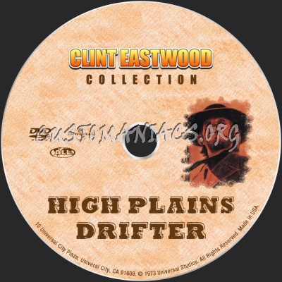 High Plains Drifter dvd label