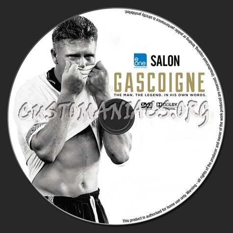 Gascoigne (2015) dvd label