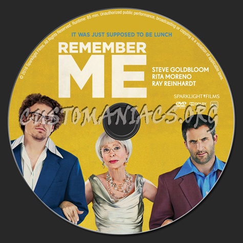 Remember Me dvd label