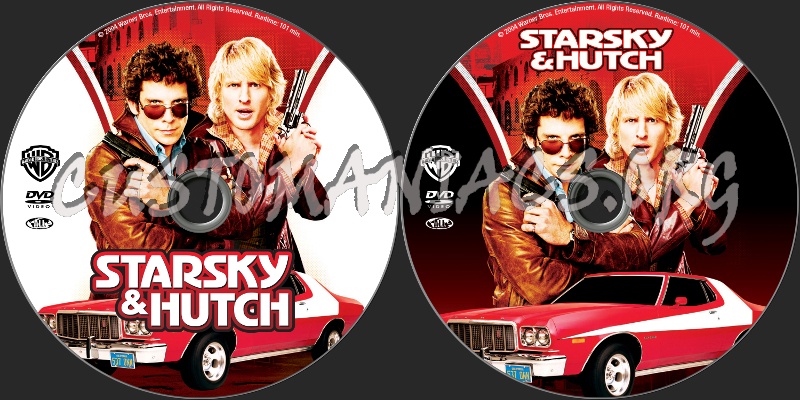 Starsky & Hutch dvd label