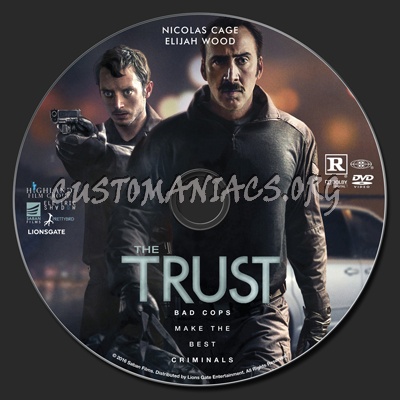 The Trust (2016) dvd label