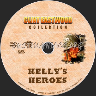 Kelly's Heroes dvd label