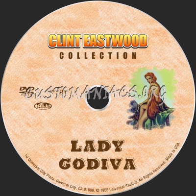 Lady Godiva dvd label