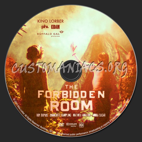 The Forbidden Room dvd label