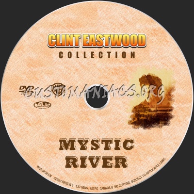 Mystic River dvd label