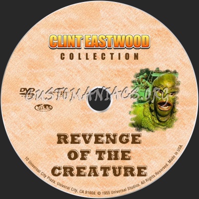 Revenge Of The Creature dvd label