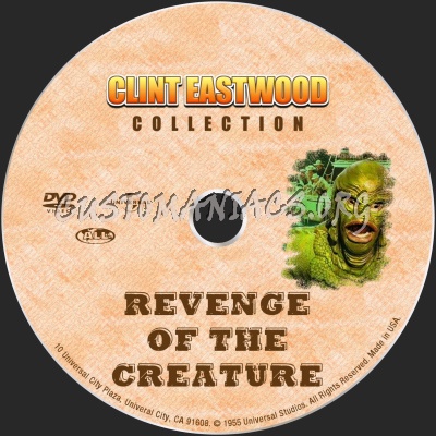 Revenge Of The Creature dvd label