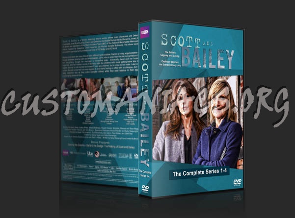 Scott and Bailey - The Complete Series 1-4 dvd cover