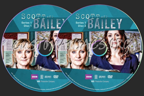 Scott and Bailey - Series 1 dvd label