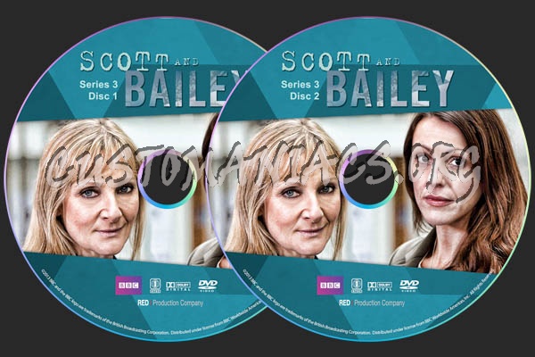 Scott and Bailey - Series 3 dvd label