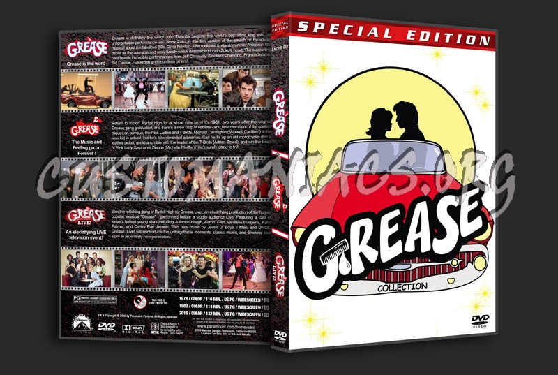 Grease Triple Feature dvd cover