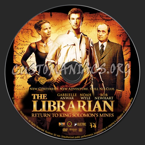 The Librarian: Return to Solomon's Mines dvd label