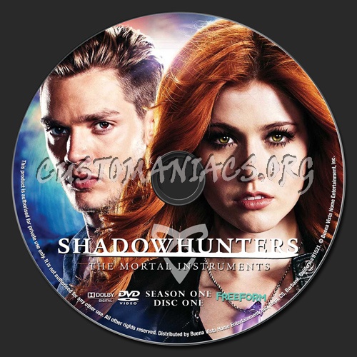 Shadowhunters - Season 1 dvd label