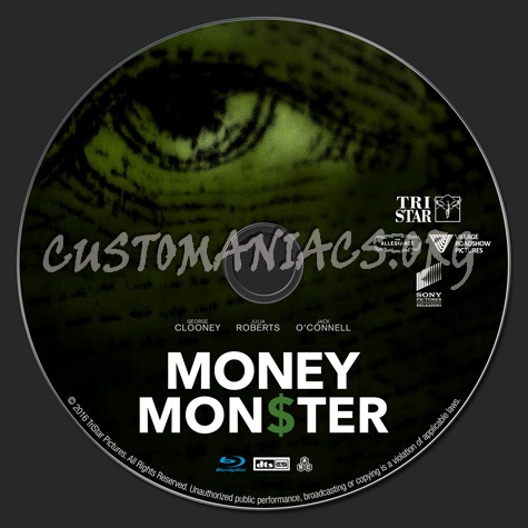 Money Monster blu-ray label