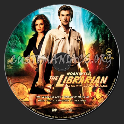 The Librarian: The Curse of the Judas Chalice dvd label