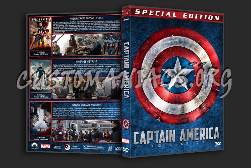 Captain America Collection dvd cover