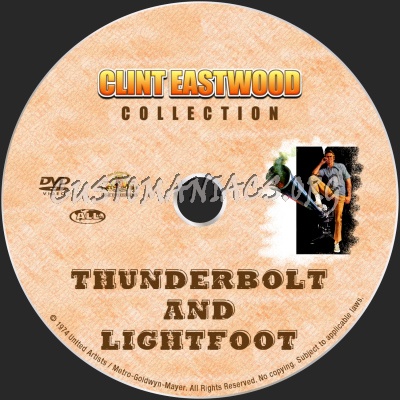 Thunderbolt And Lightfoot dvd label