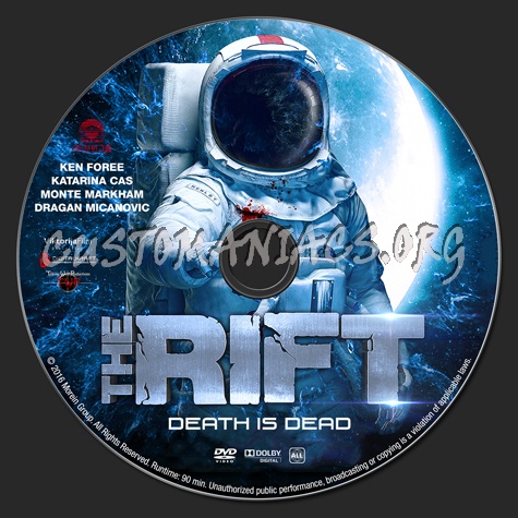 The Rift dvd label