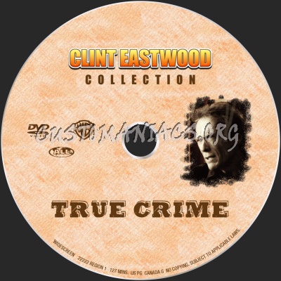 True Crime dvd label