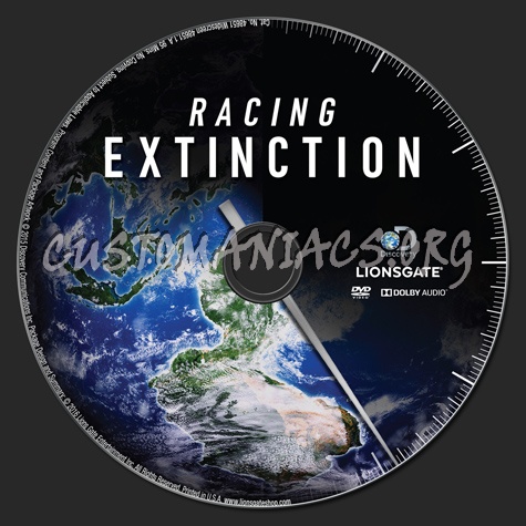 Racing Extinction dvd label
