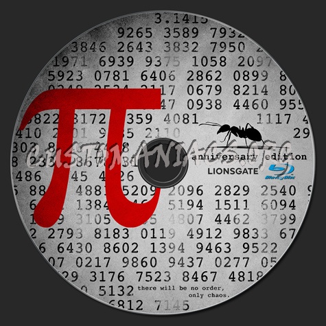 Pi blu-ray label