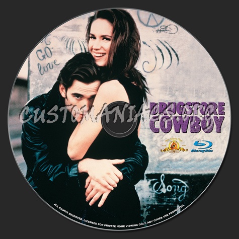 Drugstore Cowboy blu-ray label