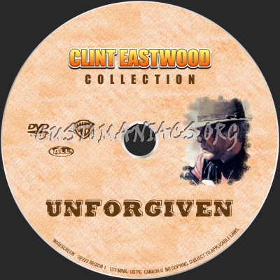 Unforgiven dvd label