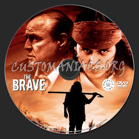 The Brave dvd label